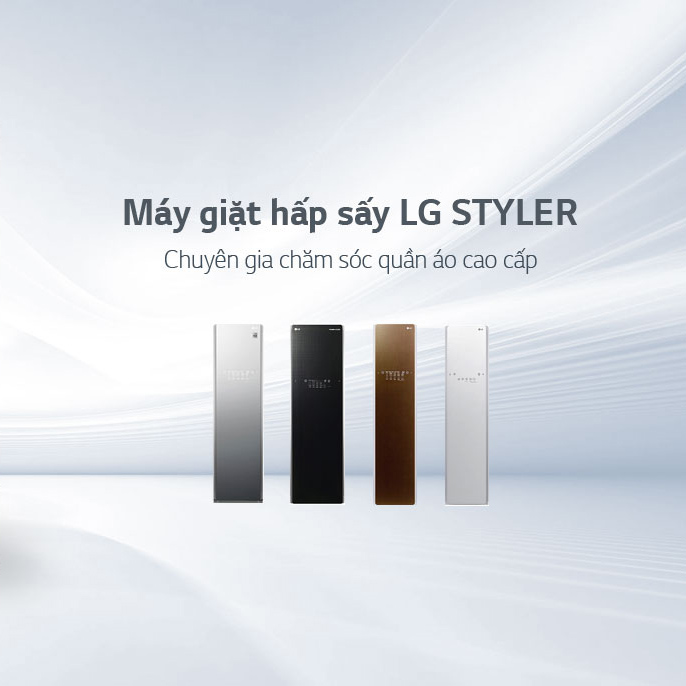 Nên chọn máy giặt hấp sấy LG Styler S5MB, S5BB, S3RF hay S3WF